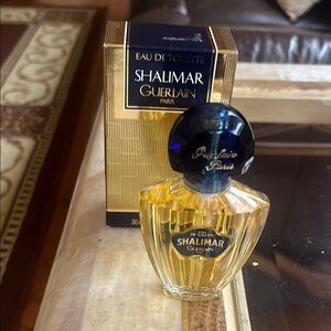 Guerlain Shalimar Eau de Toilette with Blue Cap and Gold Bottle